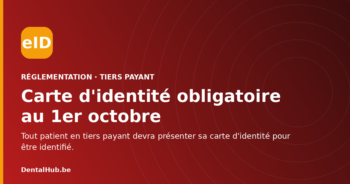 Tiers payant : lecture de la carte d'identité obligatoire au 1er octobre